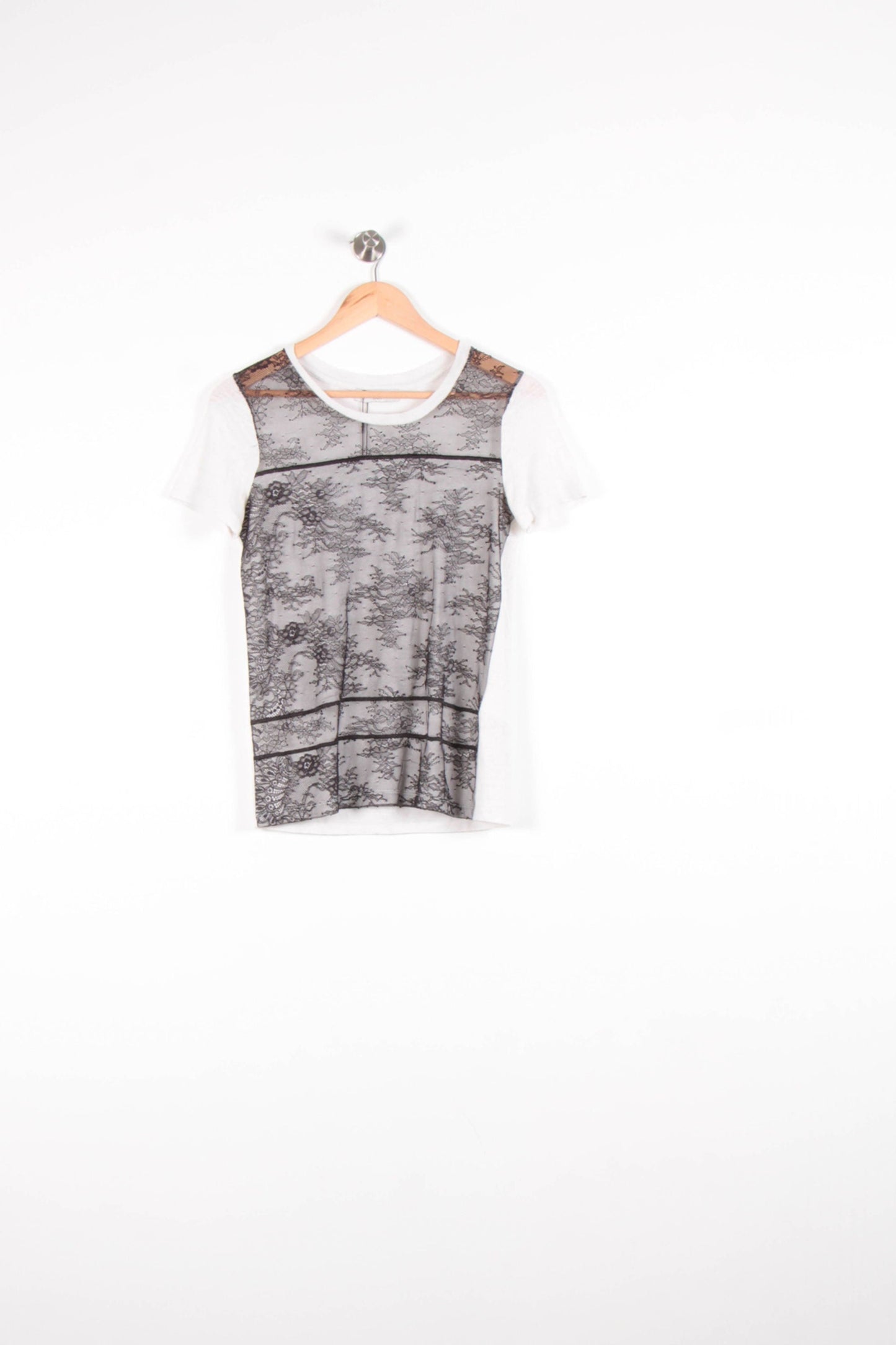 Tee shirt Gris et Blanc - Taille S/36