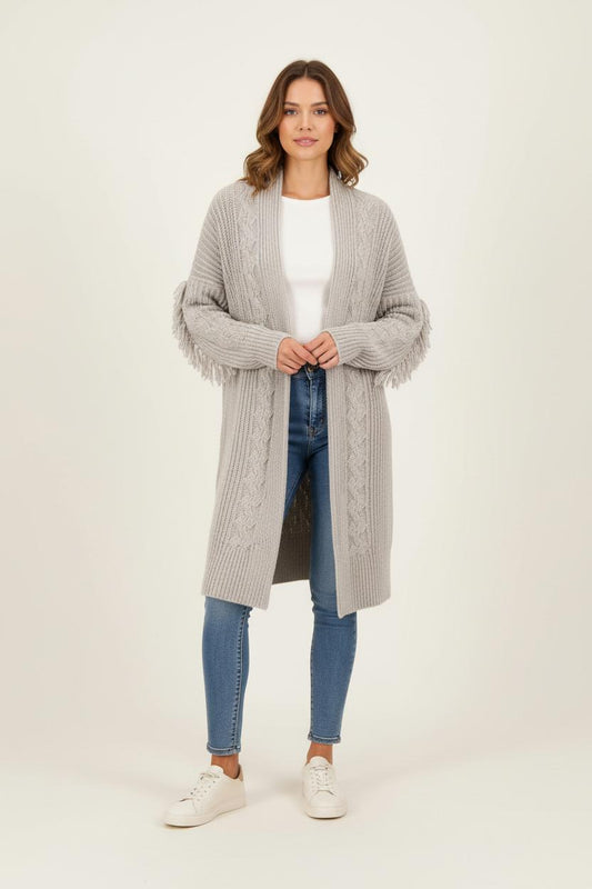 Cardigan Gris - Taille XS/34