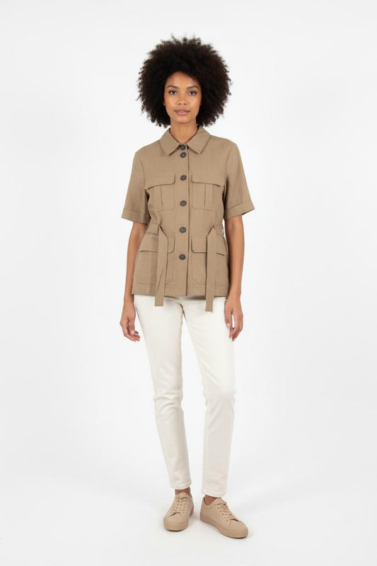 Blouse marron - Taille XL/42