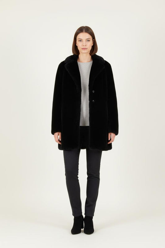 Manteau en Fourrure Bleu - Taille M/38