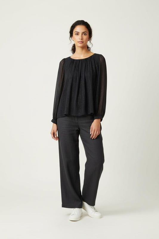 Blouse Noire - Taille S/36