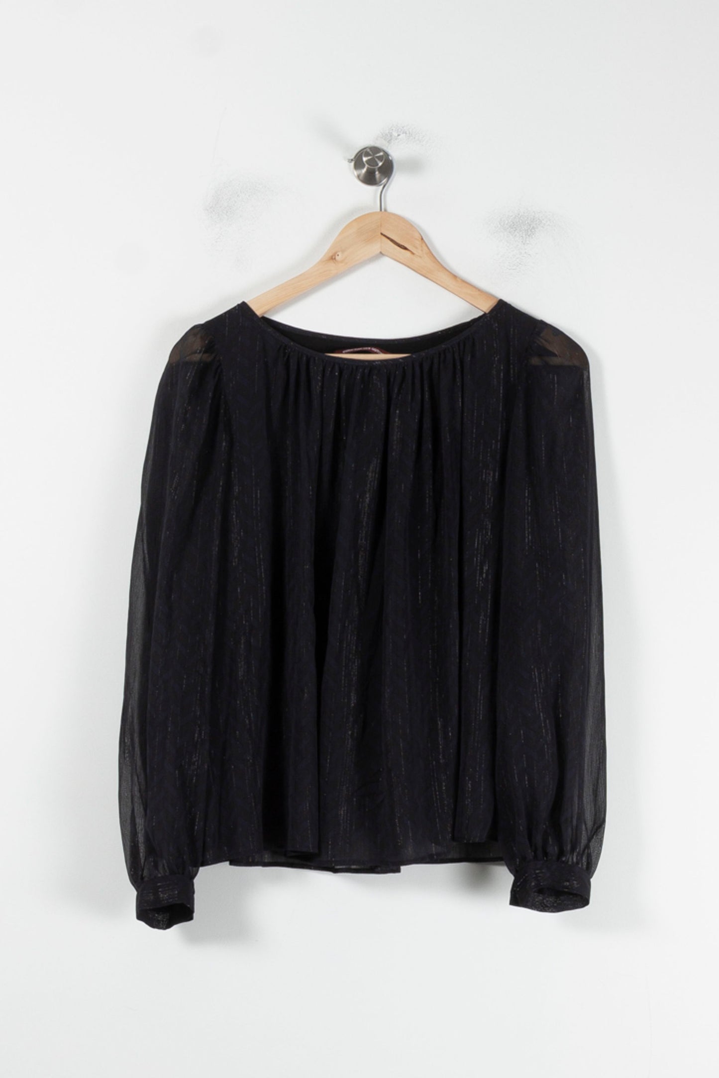 Blouse Noire - Taille S/36