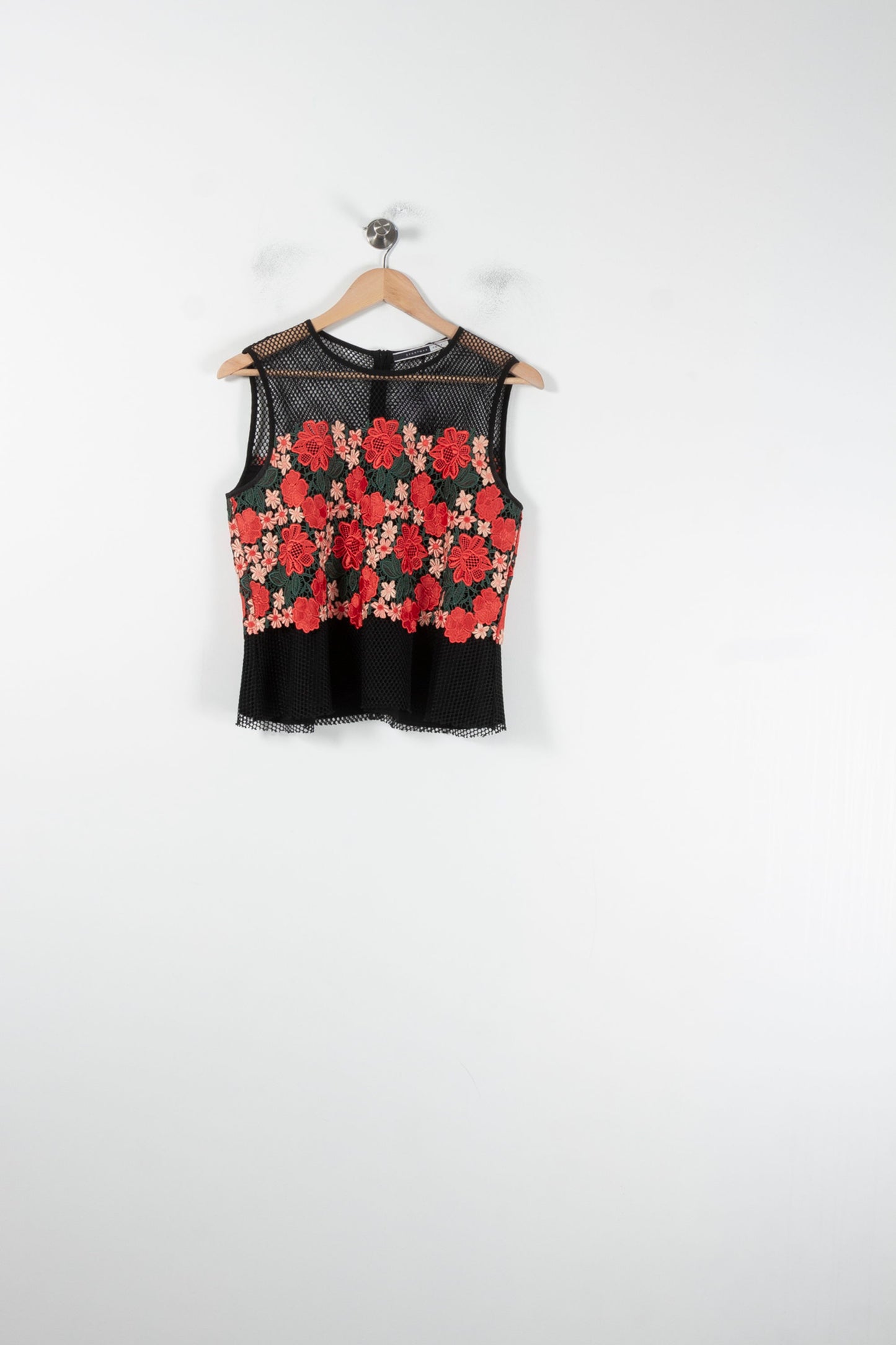 Top Noir et Rouge - Taille M/38