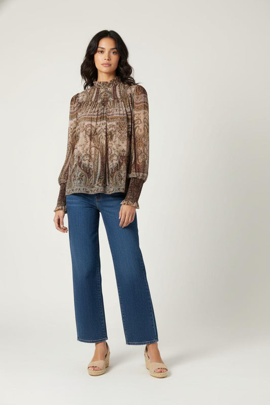 Blouse multicolore - Taille S/36