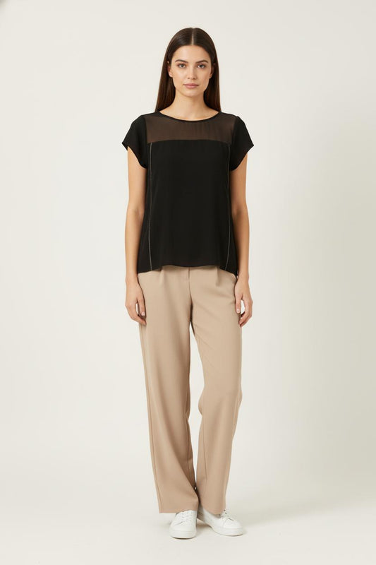 Blouse Noire - Taille S/36