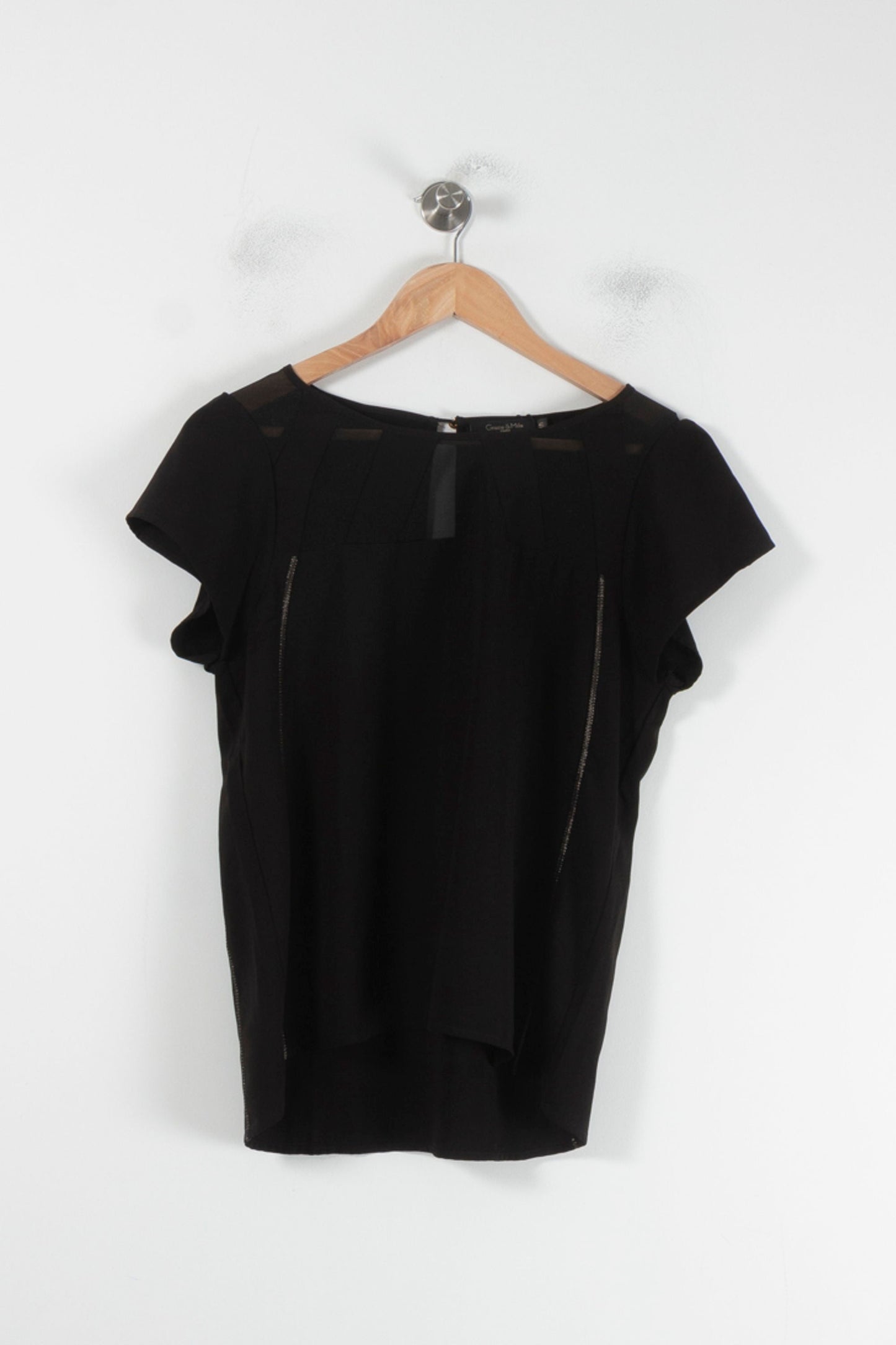 Blouse Noire - Taille S/36