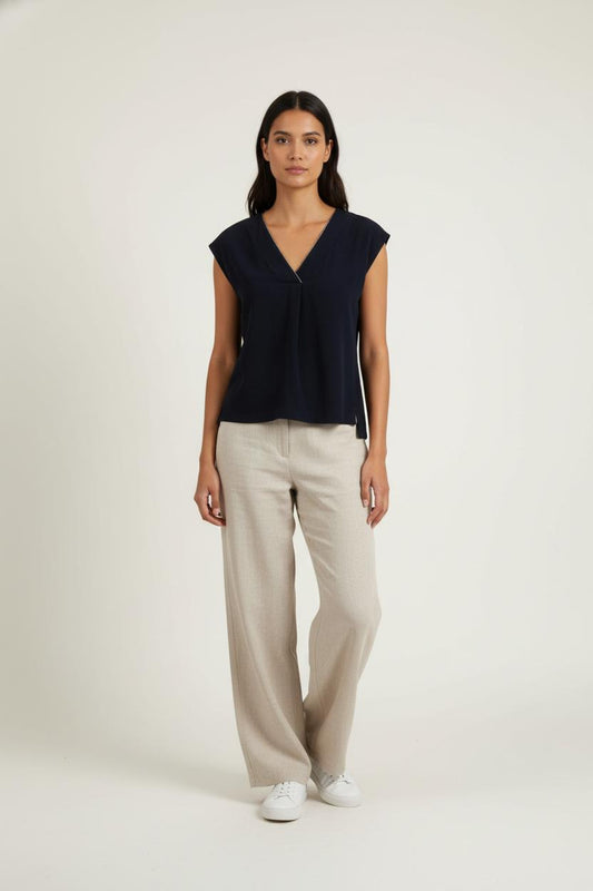 Blouse Bleue - Taille S/36