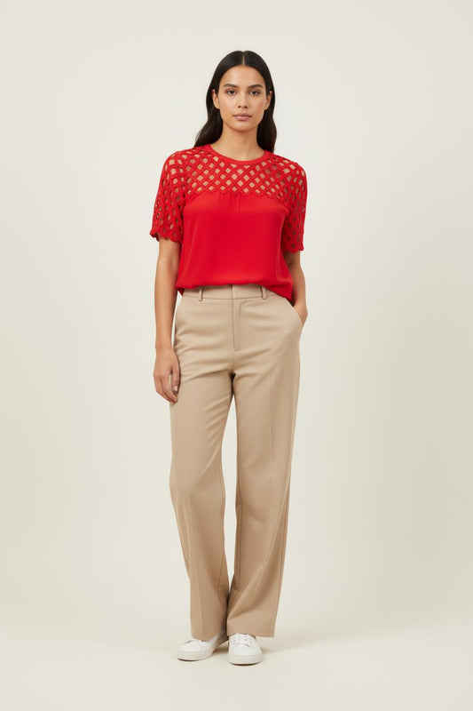 Blouse Rouge - Taille S/36