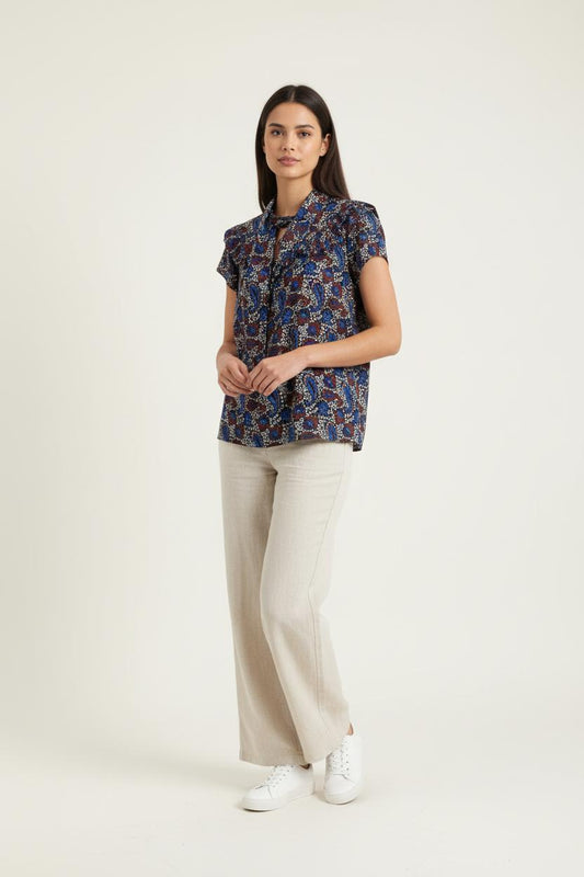 Blouse multicolore - Taille S/36