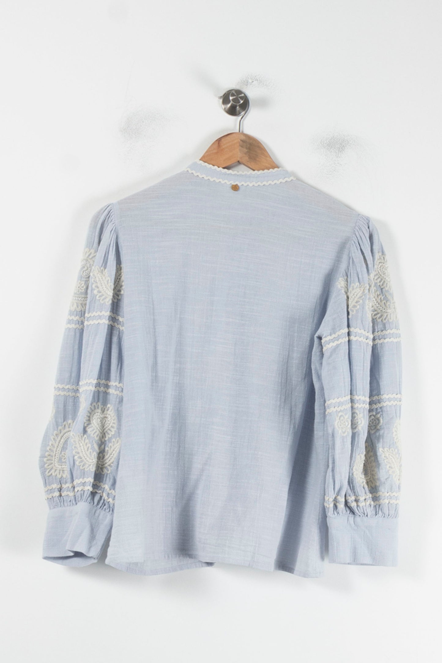 Blouse Bleue et Blanche - Taille S/36