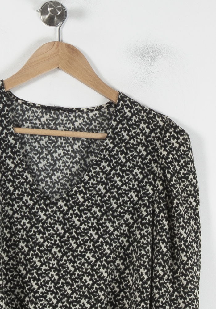 Blouse Noire et Blanche - Taille M/38