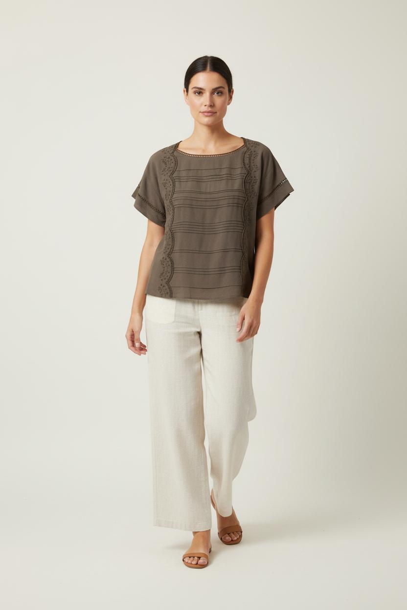 Blouse Verte - Taille S/36