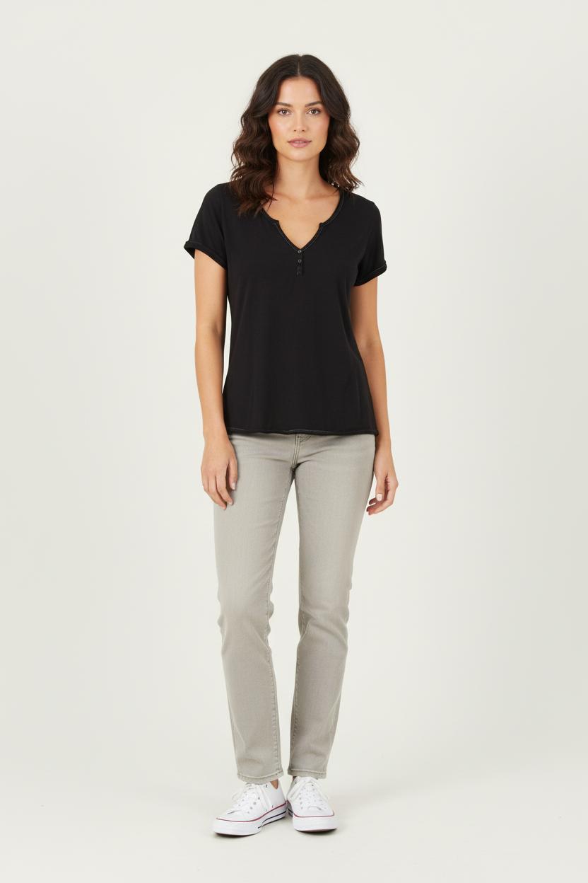 Tee-shirt Noir - Taille M/38