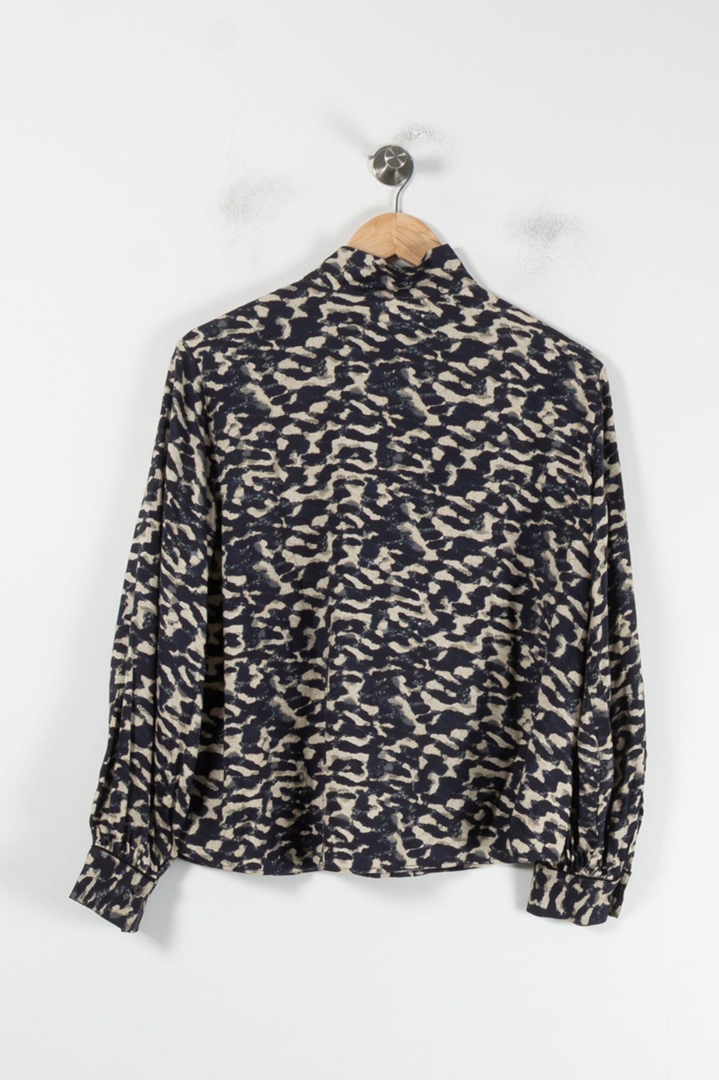 Blouse Noire et Beige - Taille XS/34