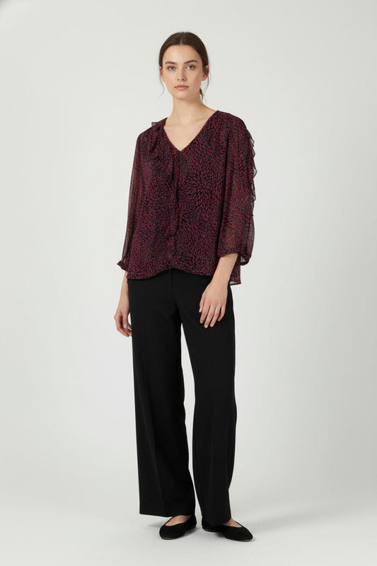 Blouse multicolore - Taille XS/34