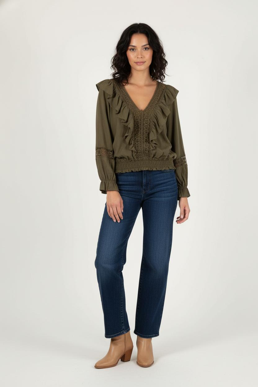 Blouse Verte - Taille XS/34