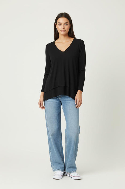 Blouse noire - Taille L/40