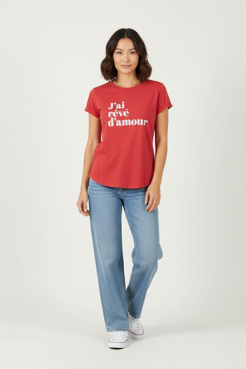 Tee-shirt Rouge - Taille L/40