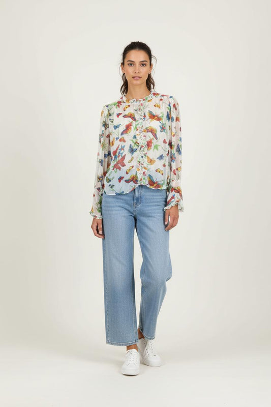 Blouse multicolore - Taille L/40