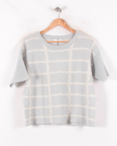 Pull Bleu et Blanc - Taille L/40