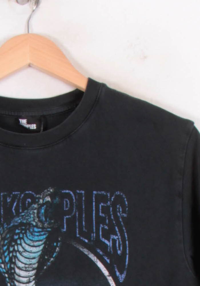 Tee-shirt Noir et Bleu - Taille XS/34