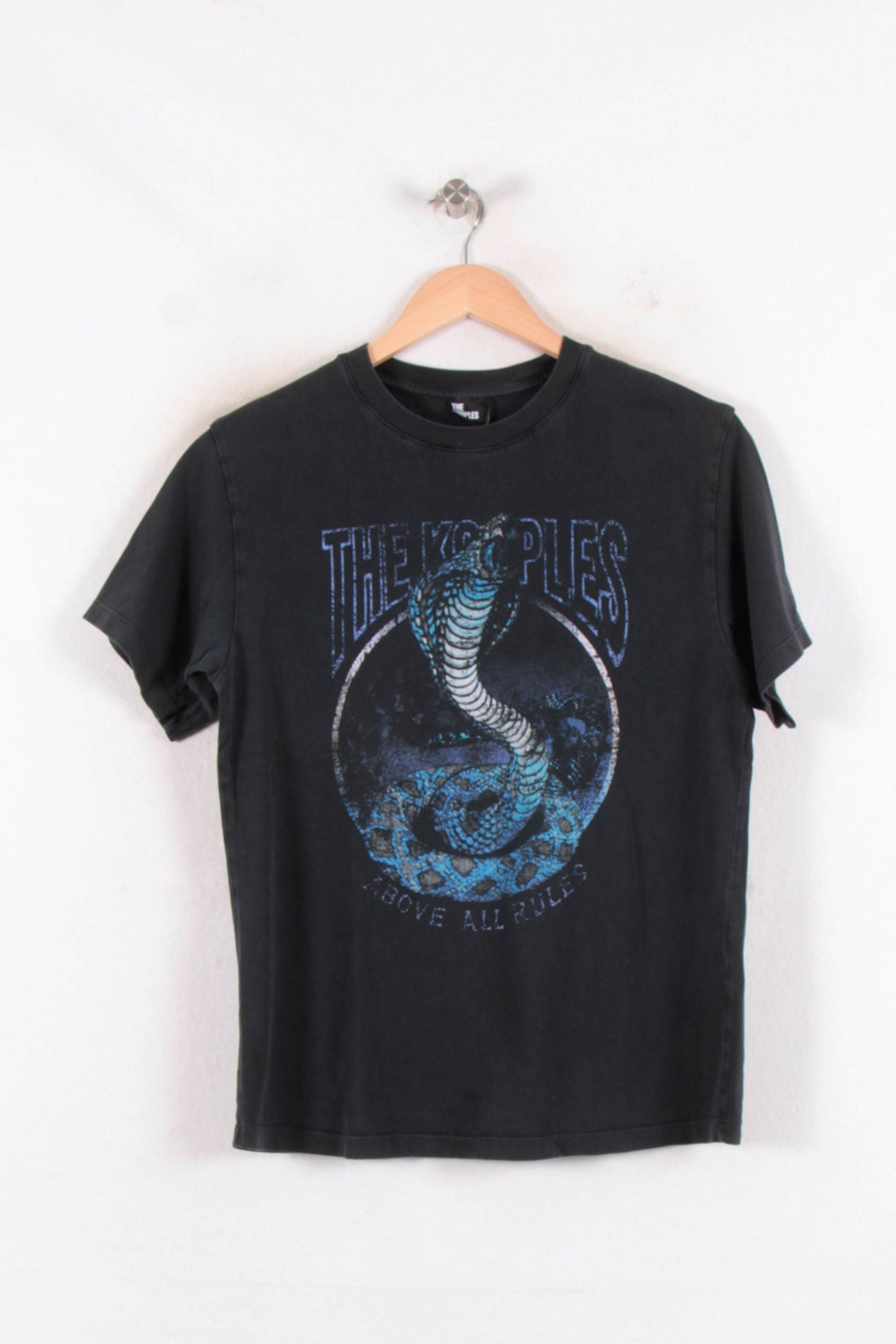 Tee-shirt Noir et Bleu - Taille XS/34