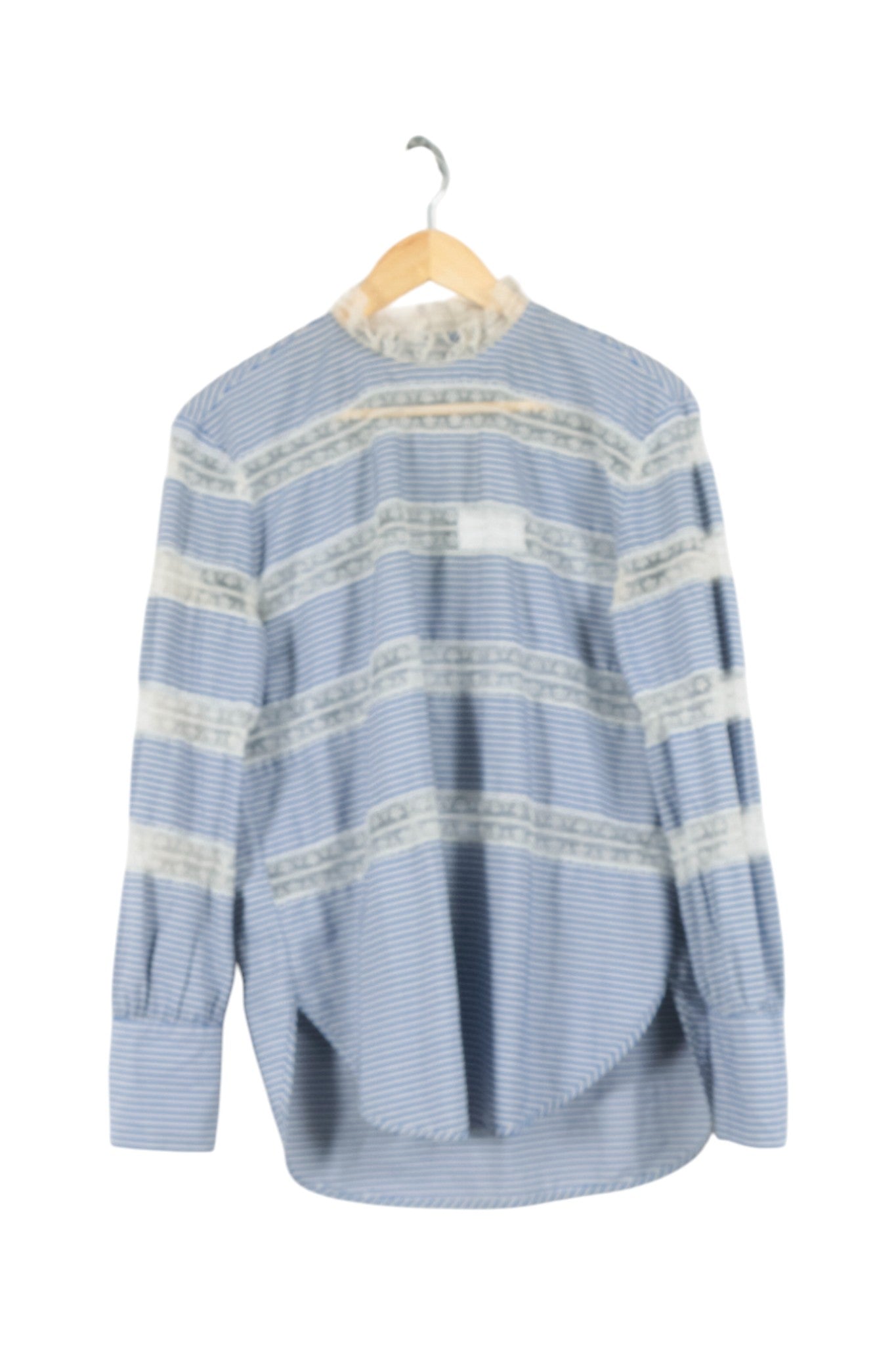 Blouse Bleue et Blanche - Taille M/38