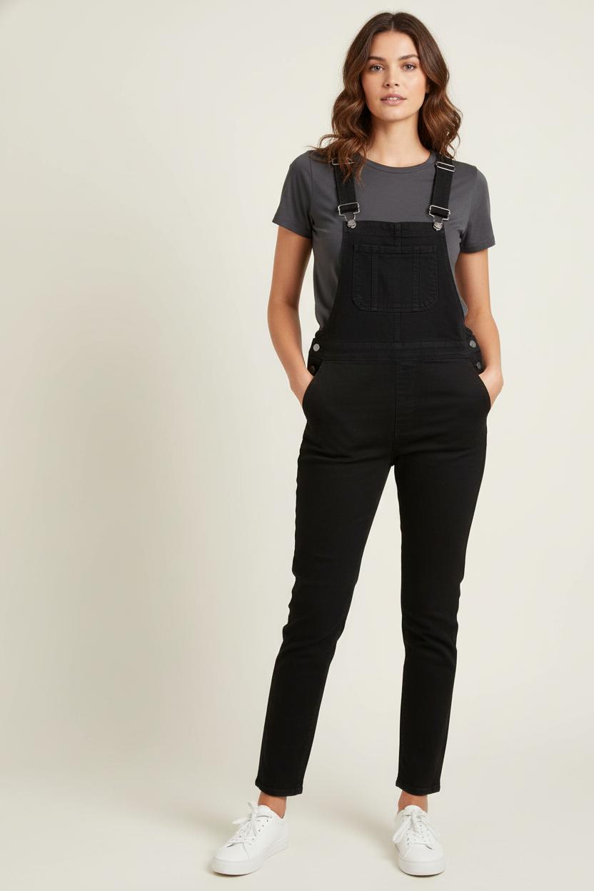 Salopette Noire - Taille L/40