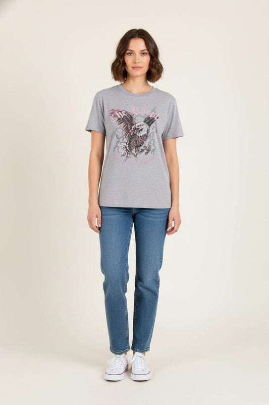 Tee-shirt Gris - Taille XS/34