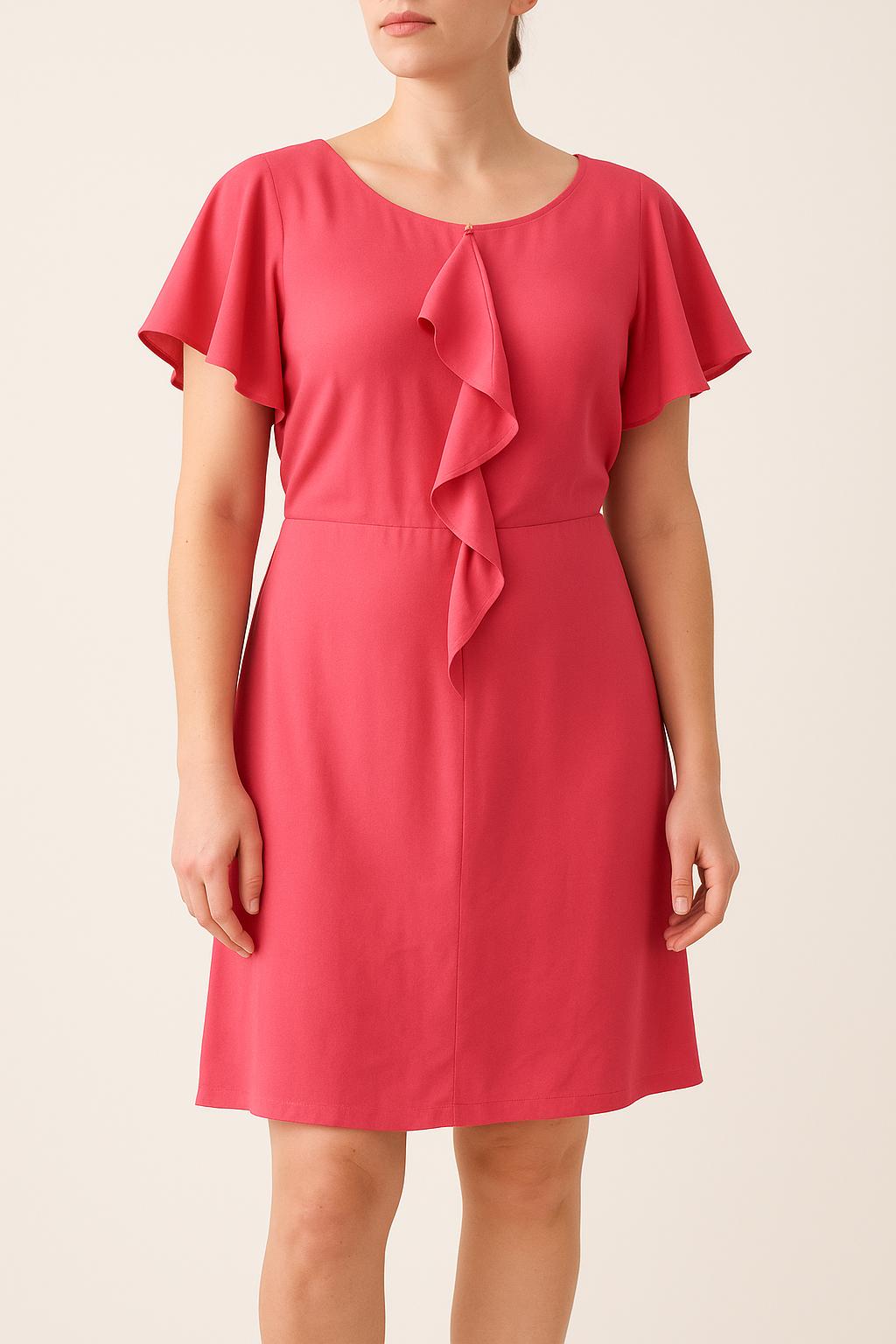 Robe Volantée Rose - Taille L/40
