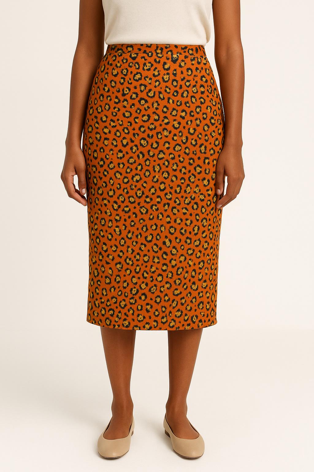 Jupe Crayon Jaune et Noir - Taille M/38