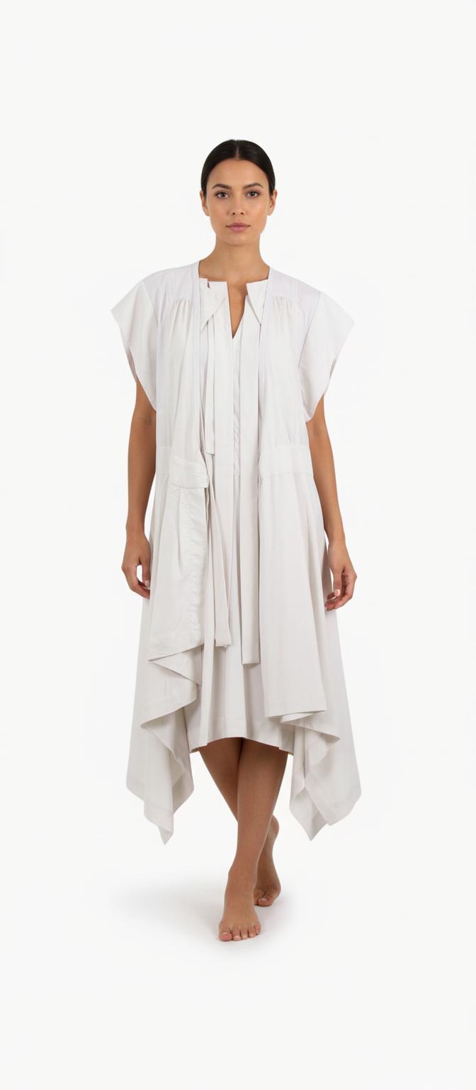 Robe Asymétrique Blanche - Taille XXL/44