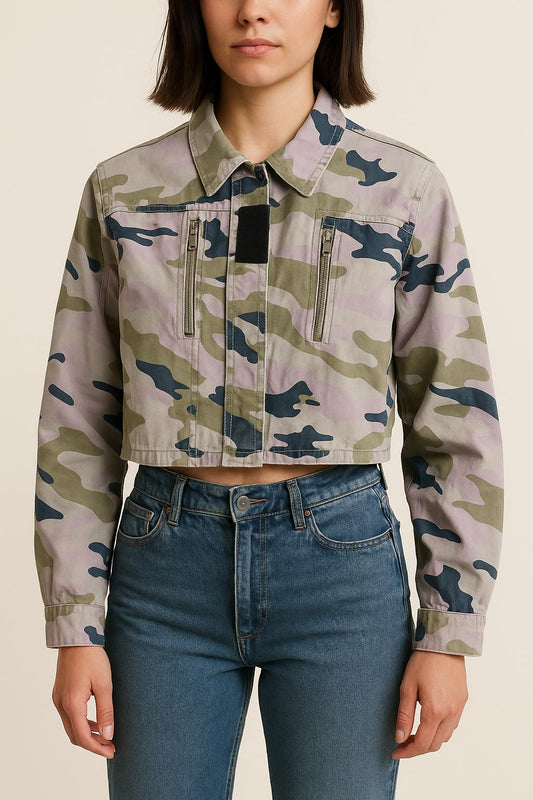 Veste Camouflage Multicolore - Taille XS/34