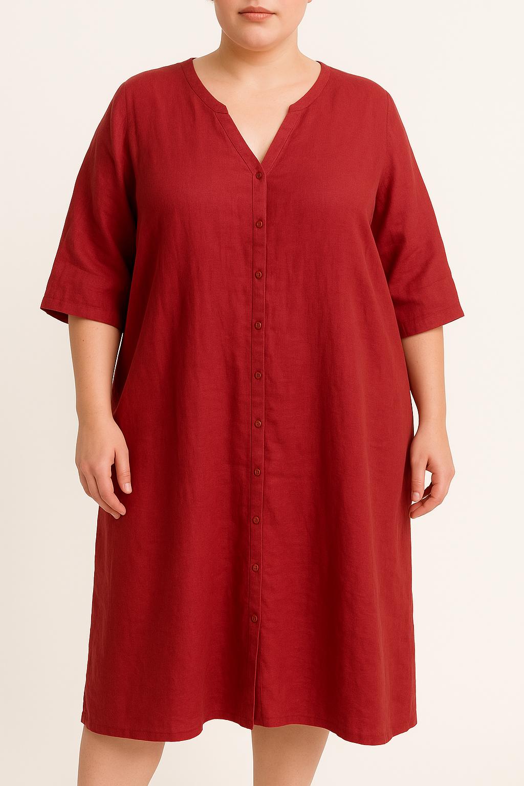 Robe Longue Rouge - Taille XL/42