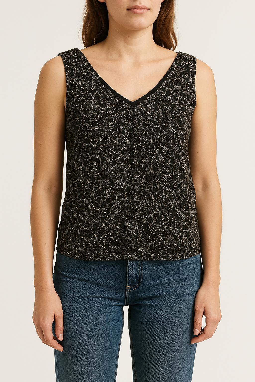 Débardeur Noir et Blanc - Taille XS/34