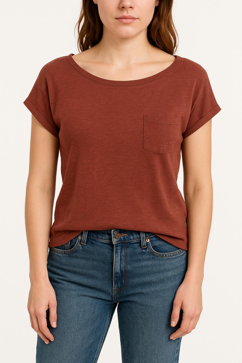 Tee-shirt Bordeaux - Taille S/36