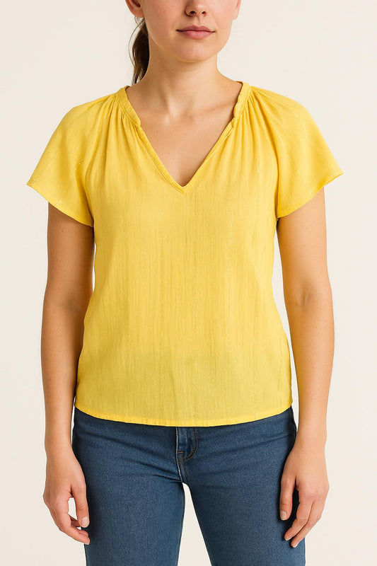 Blouse Jaune - Taille M/38