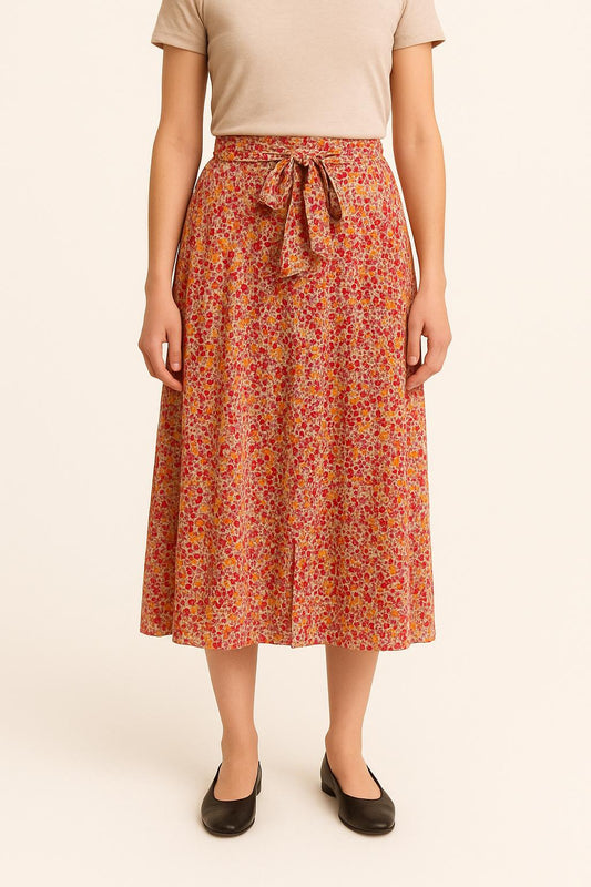 Jupe Longue Multicolore - Taille M/38