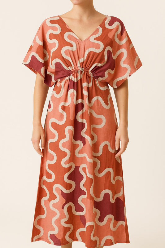 Robe Longue Multicolore - Taille S/36