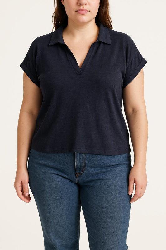 Polo Bleu - Taille L/40