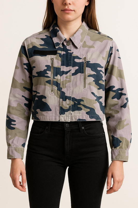 Veste Camouflage Multicolore - Taille XS/34