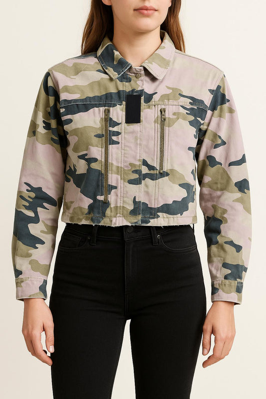 Veste Camouflage Multicolore - Taille XS/34