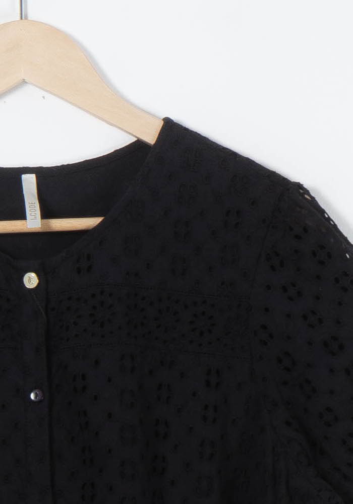 Robe Brodée Noire - Taille XL/42