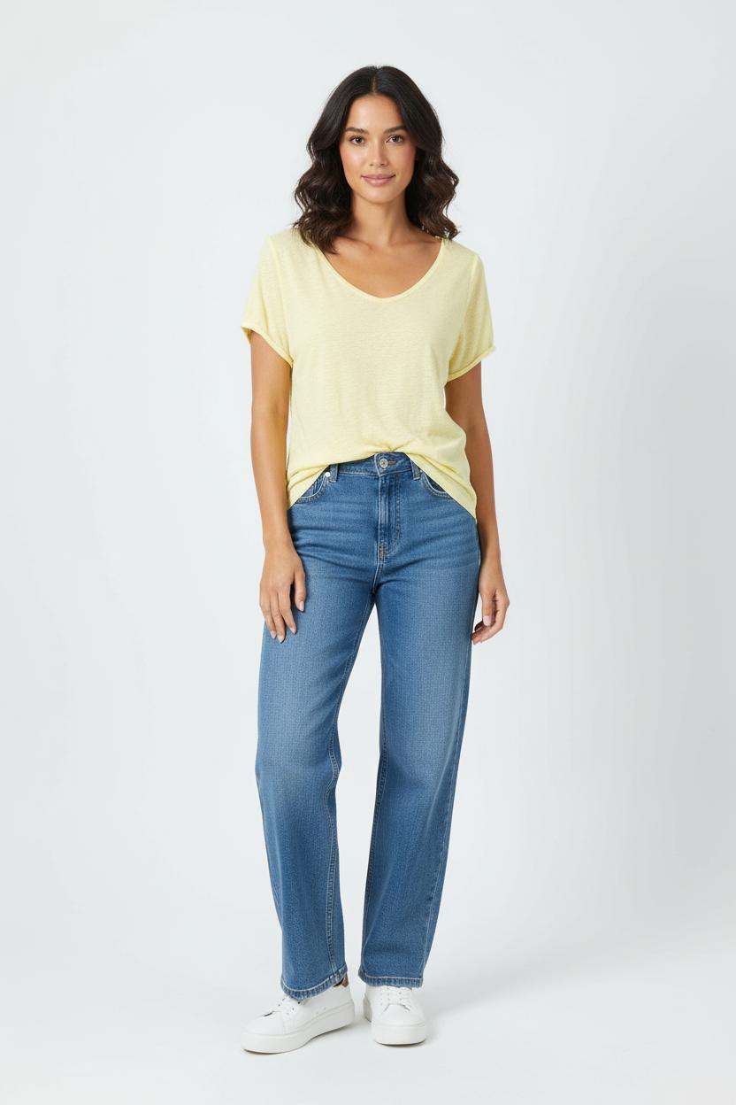 T-shirt jaune - Taille L/40