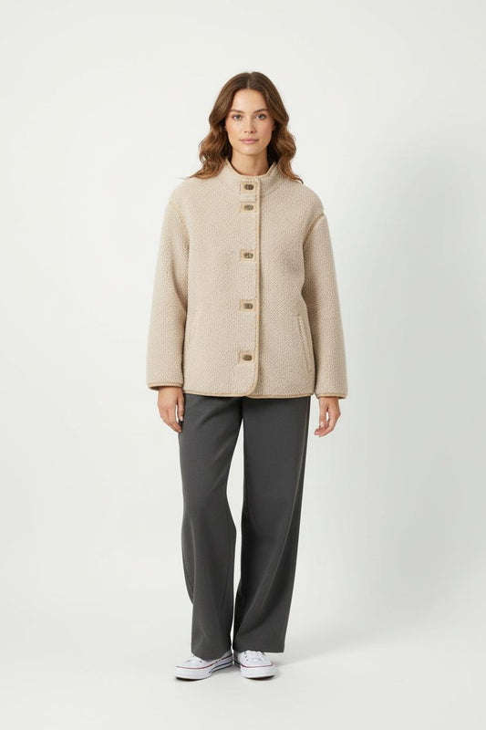 Gilet Sherpa Beige - Taille S/36