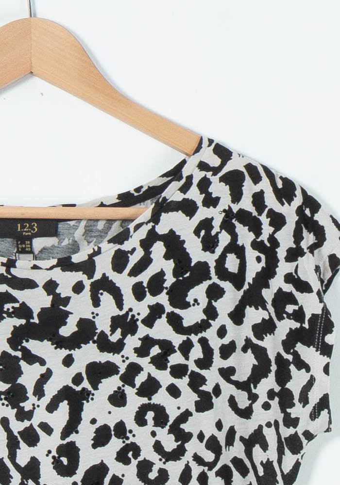 Tee-shirt Noir et Blanc - Taille M/38