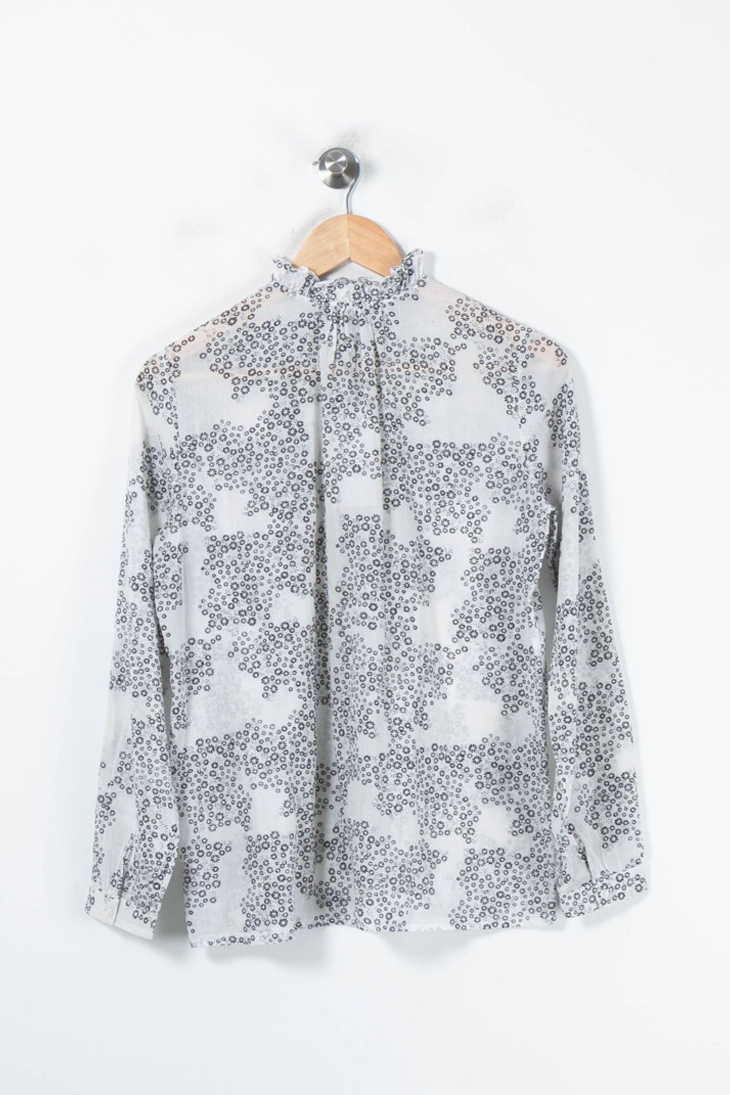 Blouse Blanche et Noire - Taille M/38