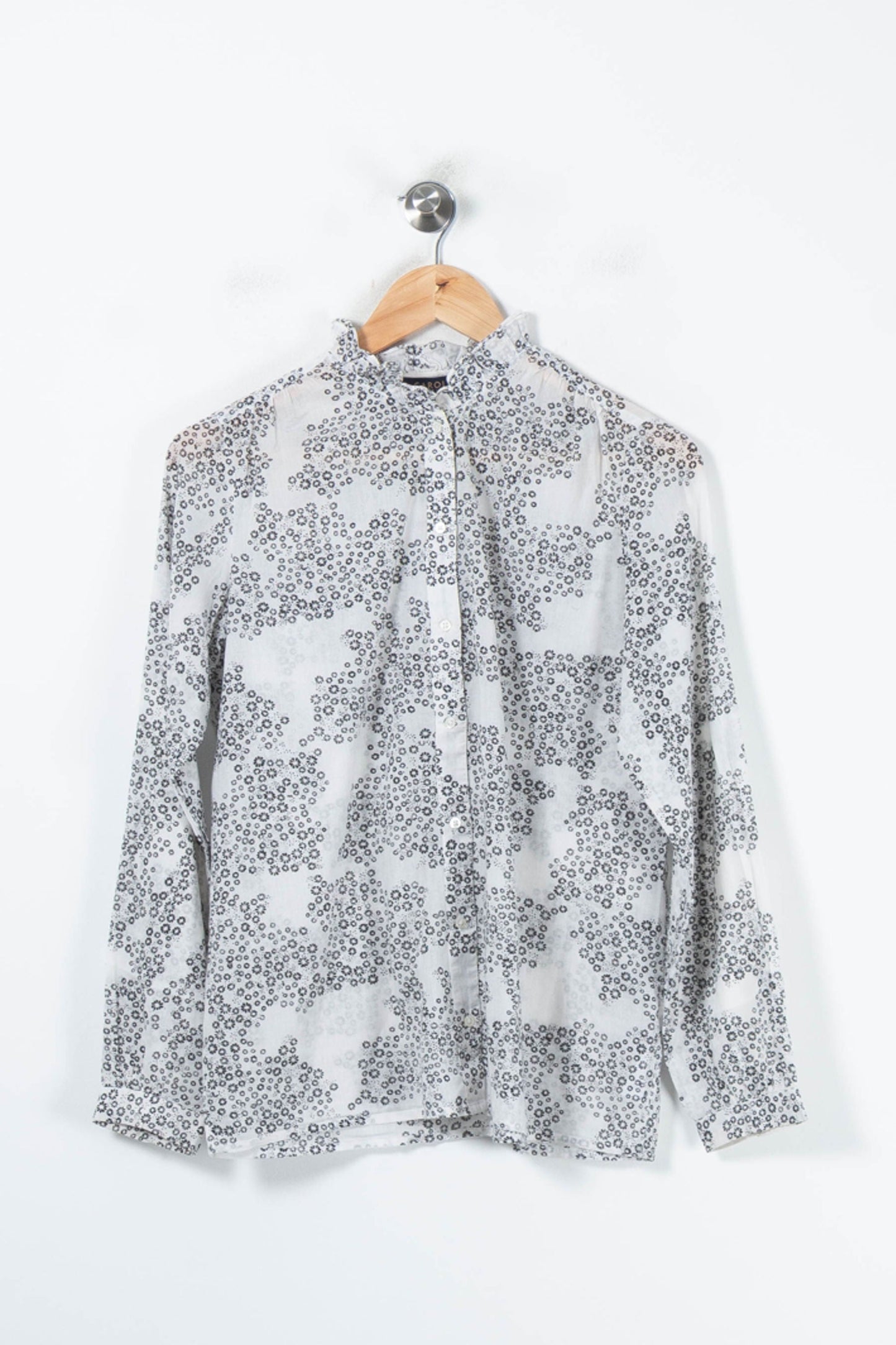 Blouse Blanche et Noire - Taille M/38