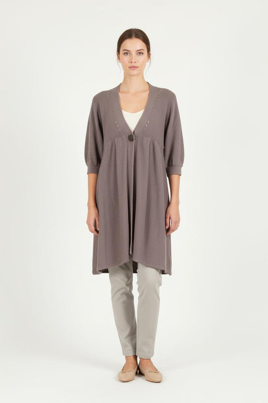 Cardigan Gris - Taille S/36