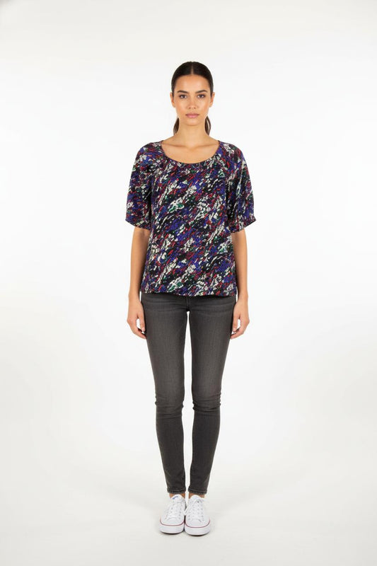 Blouse multicolore - Taille L/40